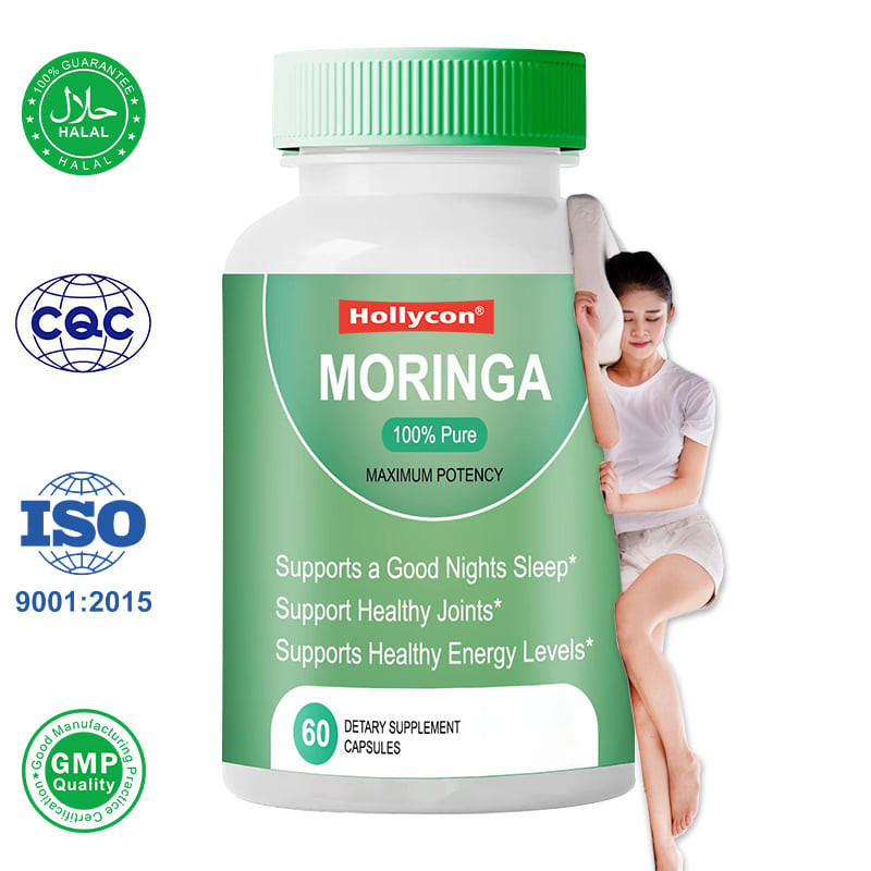 Moringa-Pulver-Kapseln zur Unterstützung gesunder Energie