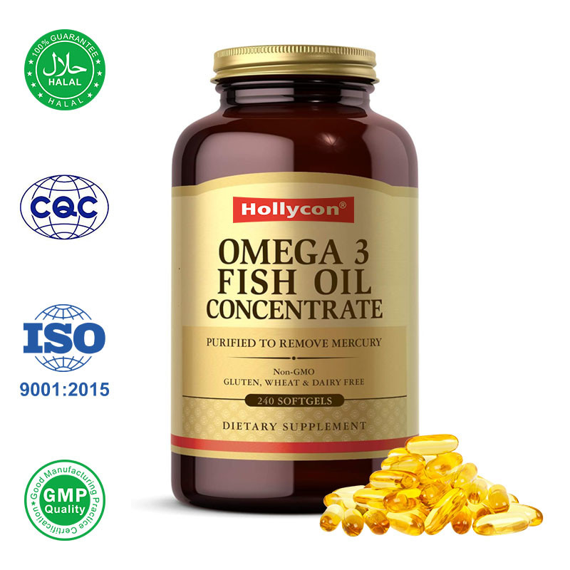 Fischöl-Softgels unterstützen Gehirn-Herz- und Gelenkgesundheit mit Omega-3-Fettsäuren