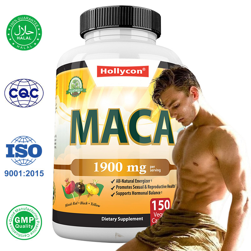 Maca-Wurzelkapseln starke Energiekapseln für Männer Stimmung und hormonelles Gleichgewicht