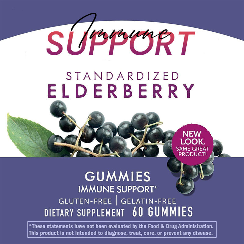 Hersteller Sambucus Black Elderberry Gummies für Kinder Vitaminpräparat Immunförderung Antioxidans
