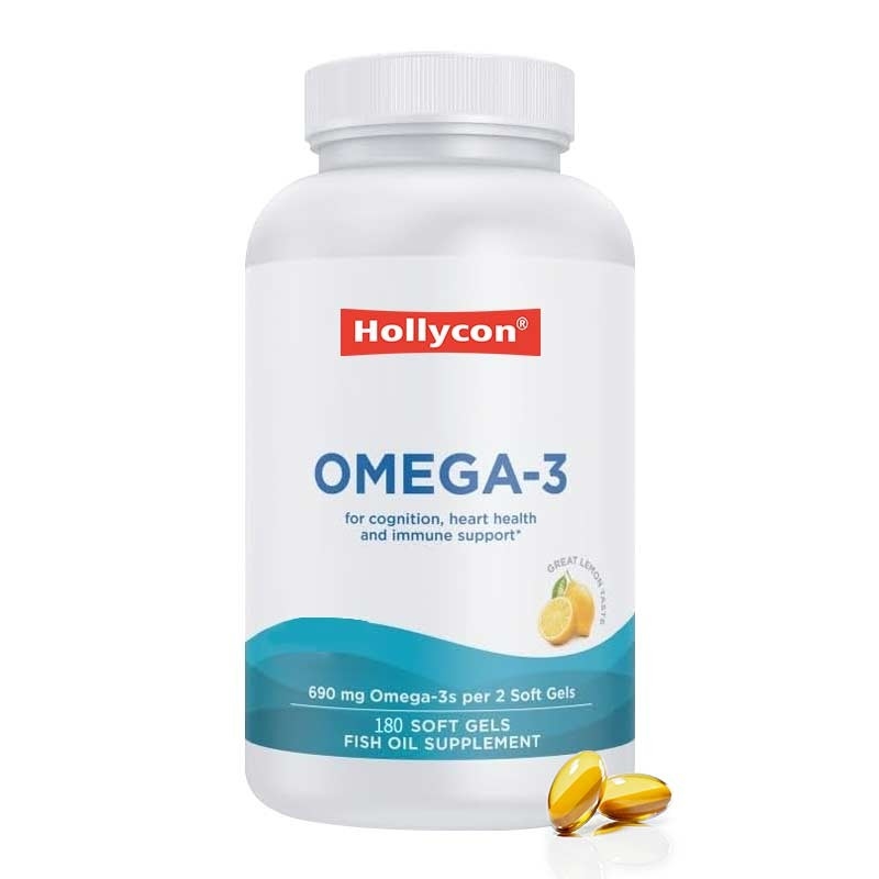 Omega-3 weiche Gele EPA und DHA zur Unterstützung der Immunsystemfunktion Gehirn- und Herzgesundheit