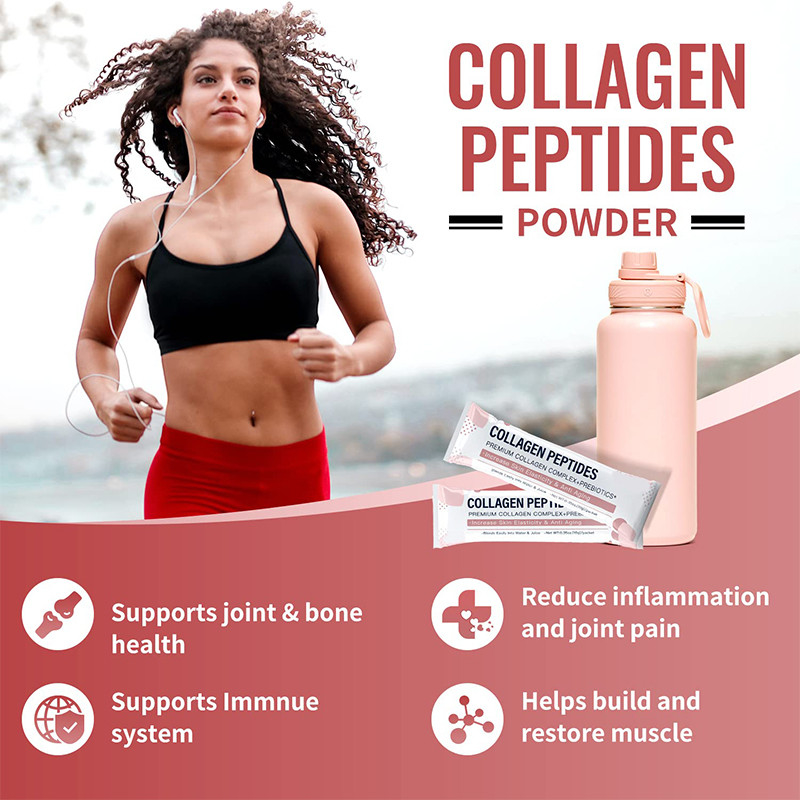 Multicollagen Peptide Pulver für Frauen Kollagen Peptide zur Unterstützung der Gelenke