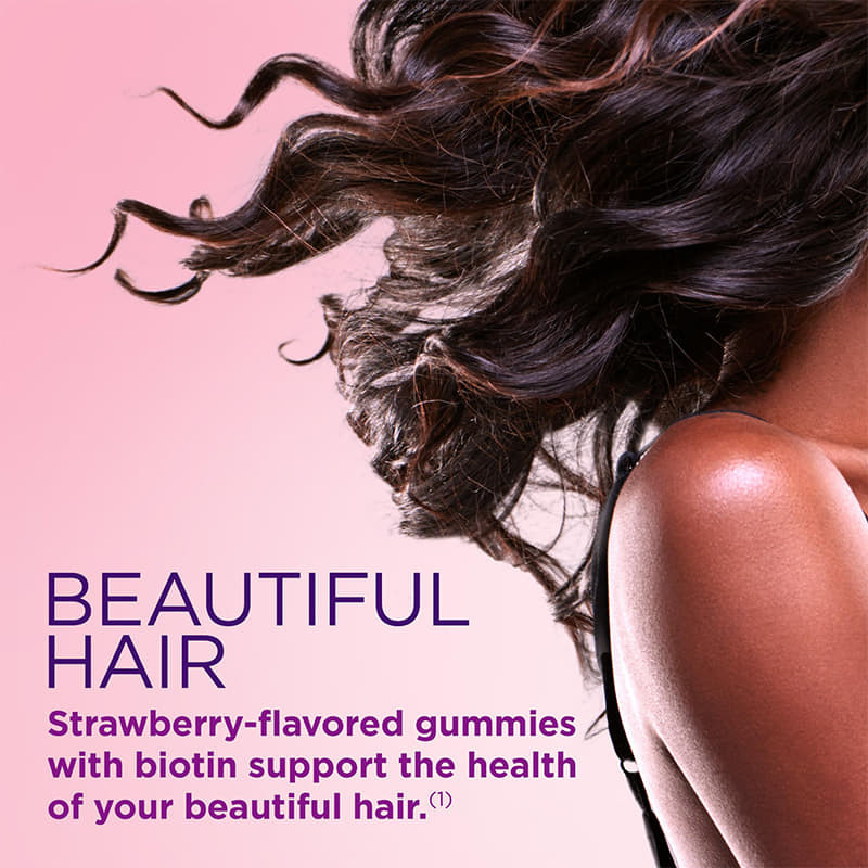 Haar, Haut und Nägel Kaugummi für Frauen 2500mcg Biotin für das Haarwachstum Biotin Kaugummi