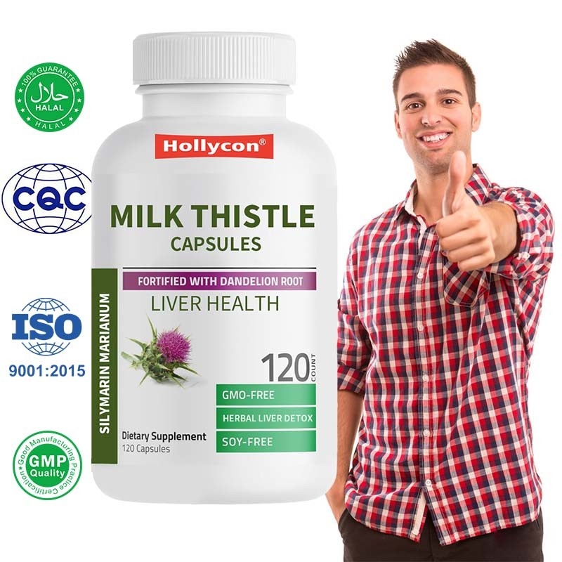 Fabrik Milchdistel Kapseln Lebergesundheit Unterstützung Antioxidans Unterstützung und Entgiftung