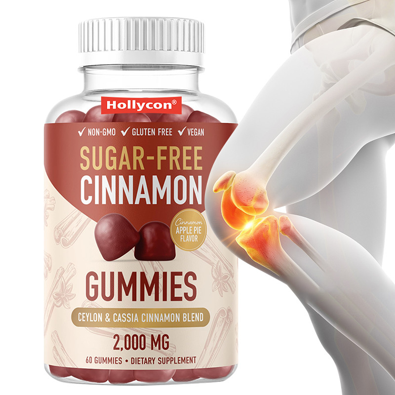 Zuckerfreie Zimtgummies 1000 mg Ceylon Zimt Extrakt Gummies zur Unterstützung des Immunsystems
