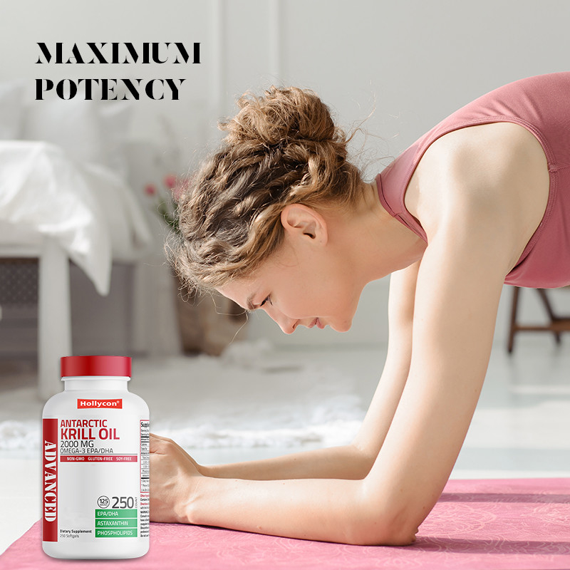 Antarktis-Krilöl zur Unterstützung der allgemeinen Gesundheit 2000 mg Antarktis-Krilöl Softgels
