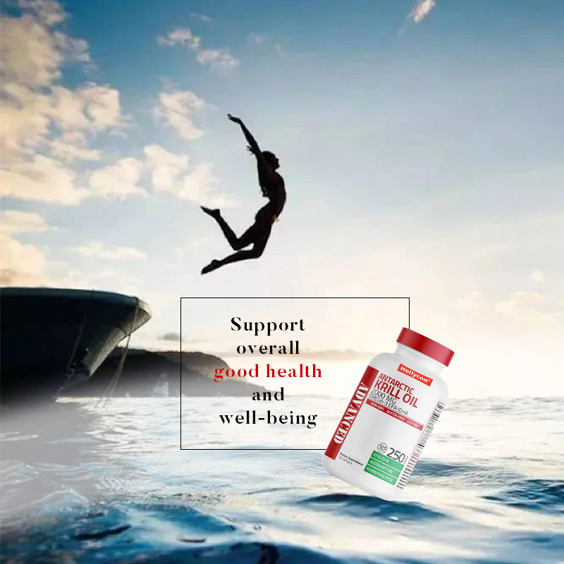 Antarktis-Krilöl zur Unterstützung der allgemeinen Gesundheit 2000 mg Antarktis-Krilöl Softgels