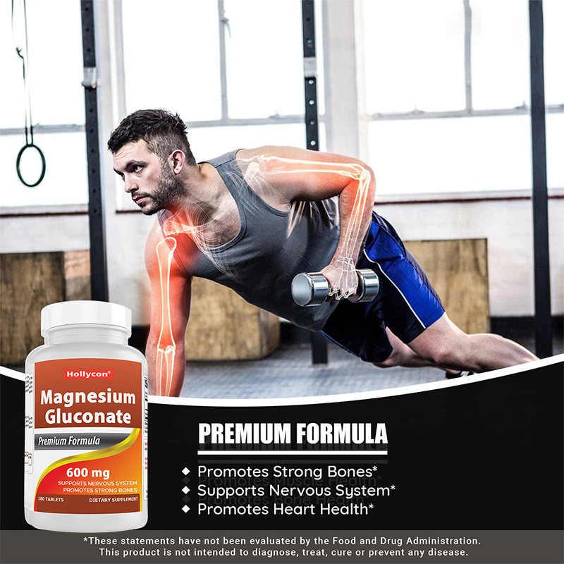 Magnesiumglycinat Tabletten für starke Knochen 35 mg Magnesium Tabletten für das Nervensystem