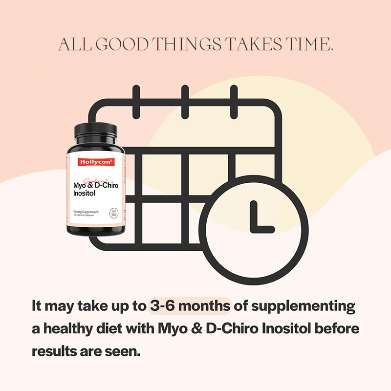 Inositol-Präparat zur Hormonbalance Myo-Inositol und D-Chiro Inositol-Kapseln