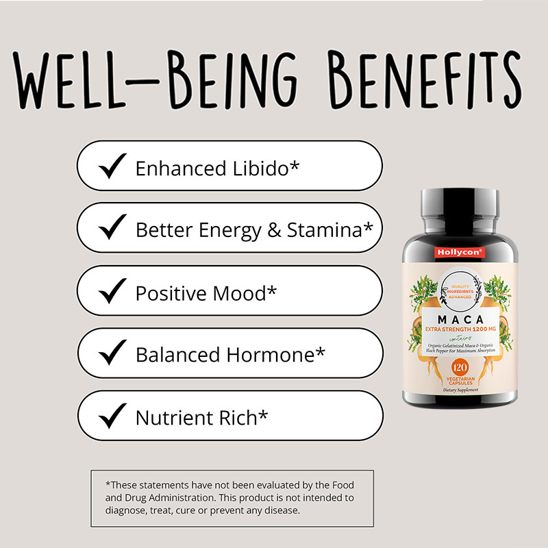 OEM Maca-Wurzel-Pulver-Kapseln für die hormonelle Balance 1500 mg Maca-Wurzel-Kapseln