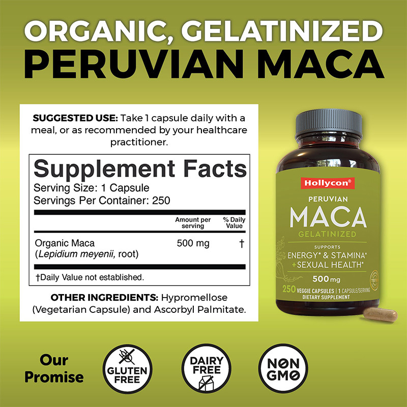 OEM-Maca-Wurzelkapseln für Männer Bio-Maca-Wurzeln für Stimmungsunterstützung Maca-Kapseln