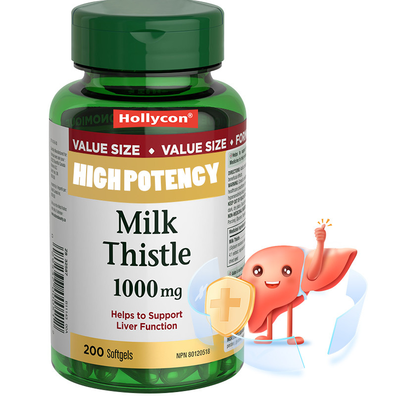 OEM Milchdistel Softgels zur Unterstützung der Leberfunktion 1000 mg Milchdistel Softgels