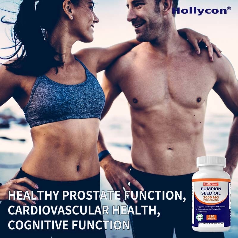 OEM Kürbiskernöl Softgels zur Förderung der Kopfhautgesundheit 2000 mg Kürbiskernöl