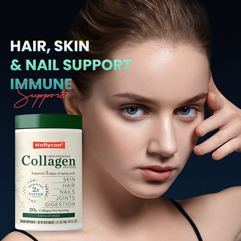 OEM Kollagenpulver für Haare Haut Nägel Unterstützung 20g Kollagen Peptide Proteinpulver
