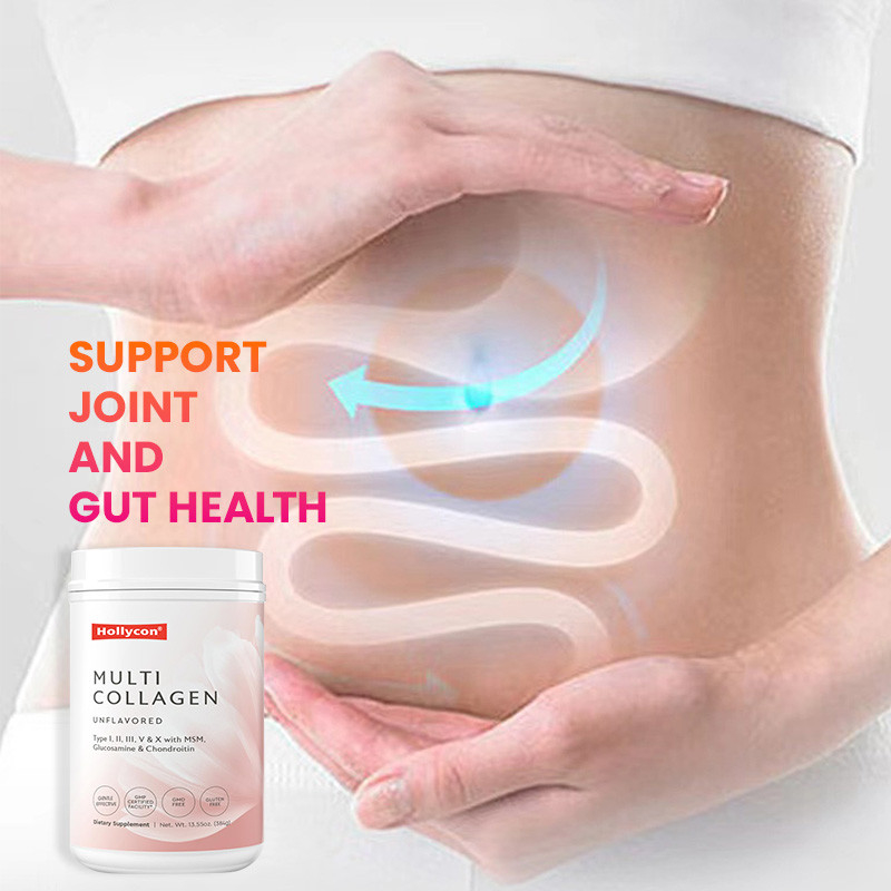 OEM Multi-Kollagenpulver für Haarunterstützung Hydrolysiertes Kollagen Peptide Proteinpulver