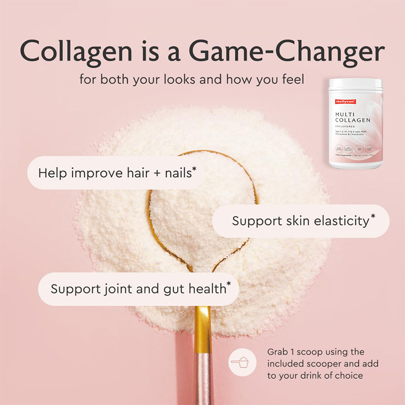 OEM Multi-Kollagenpulver für Haarunterstützung Hydrolysiertes Kollagen Peptide Proteinpulver