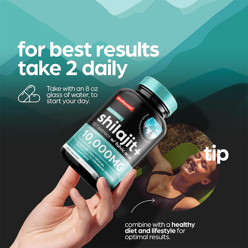 OEM reine Himalaya Shilajit 10000 mg organische Shilajit Kapseln zur Unterstützung der Immunabwehr