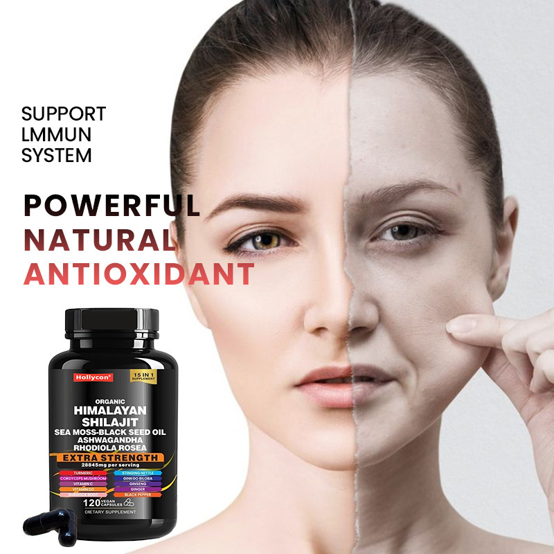 OEM Bio-Reine Himalaya-Shilajit-Kapseln zur Unterstützung des Immunsystems