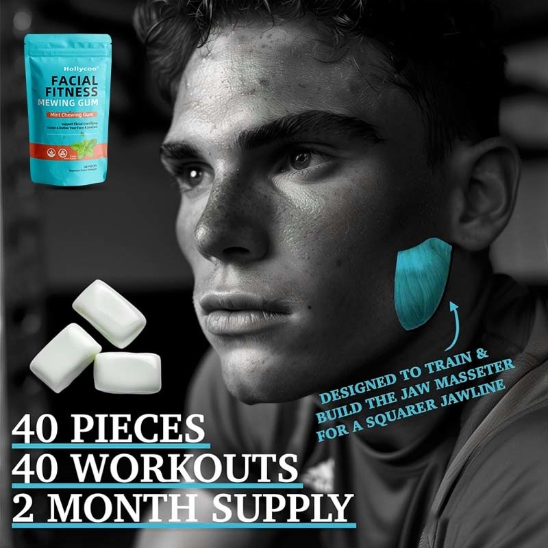 Hot-Selling Mächtige Minze Kiefer Training Hartes Kaugummi Gesichtsfitness Mewingen Kaugummi Ultra-harter Kiefer Kaugummi