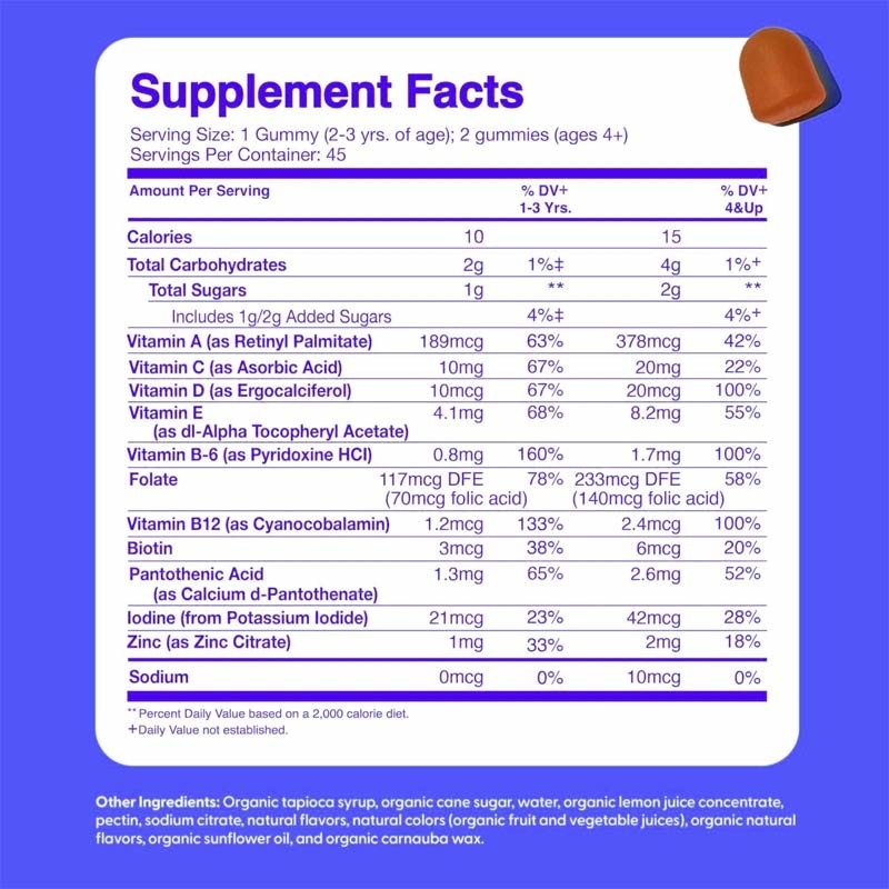 OEM Multivitamin Gummies mit Vitamin D für Knochenmuskeln und Immunförderung Kaugfäße Vitamine Gummies Kinder Multivitamin Gummies