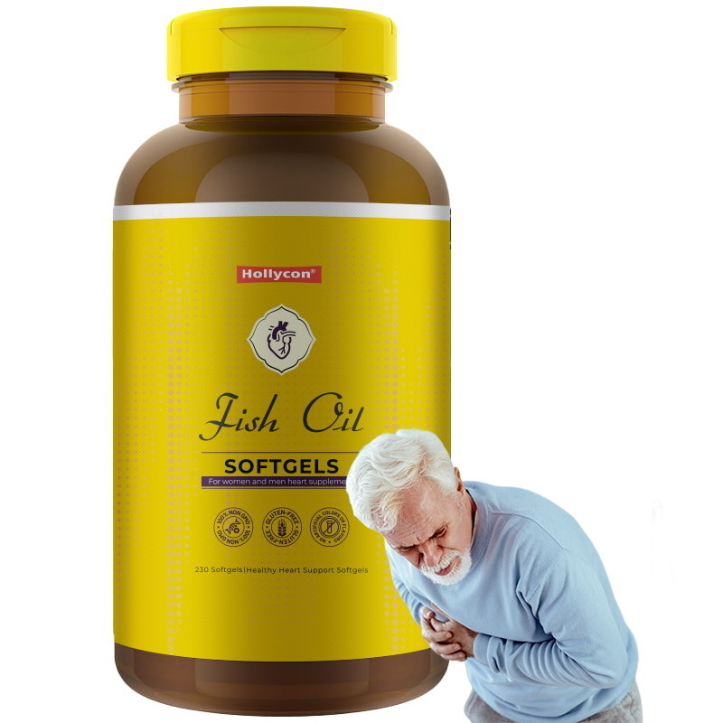 Fischöl Omega 3 Nahrungsergänzungsmittel 1200 mg Softgels Omega 3 Fischöl zur Unterstützung eines gesunden Herzens 230 Softgels 115 Tagesversorgung