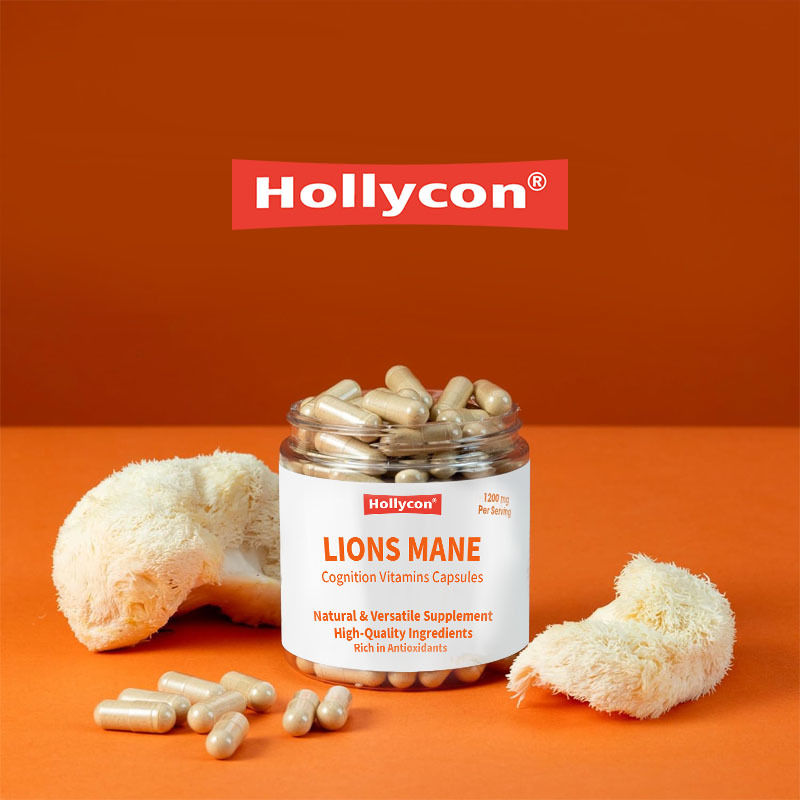 Factory Supports Clarity Focus Combat Oxidative Stress Supporting Overall Wellness Vitality Lions Mane Cognition Vitamins Capsules