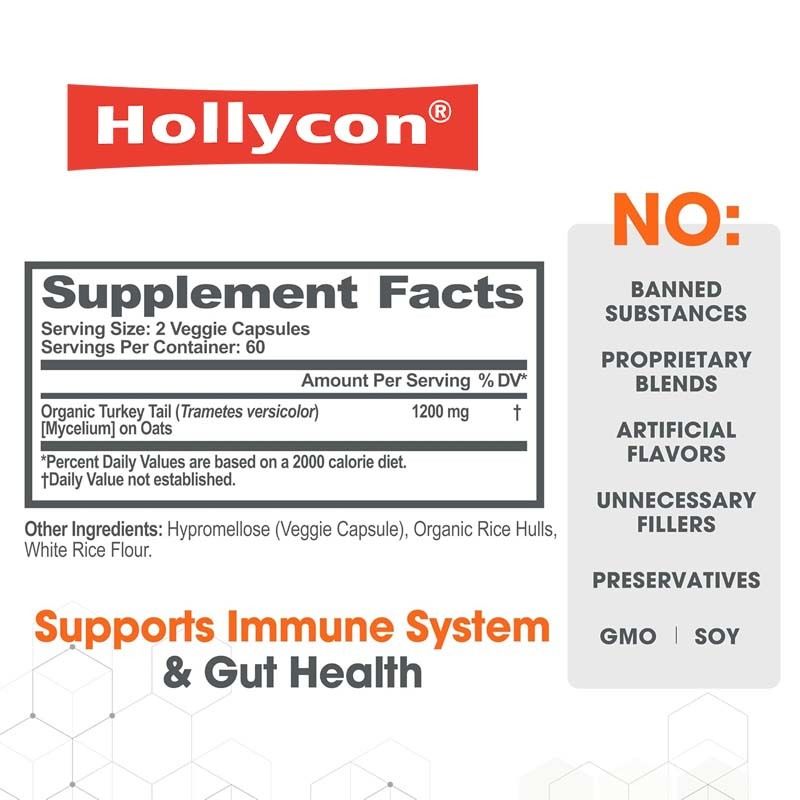 OEM fördert das allgemeine Wohlbefinden und unterstützt die natürlichen Abwehrmechanismen des Körpers, bekämpft oxidative Probleme, Turkey Tail Kapseln