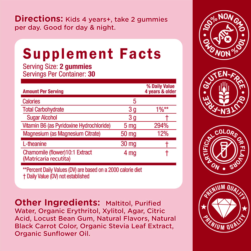 Magnesium Gummies heiß verkaufte Magnesiumpräparate zur Linderung von Stress bei Erwachsenen fördern die geistige Konzentration