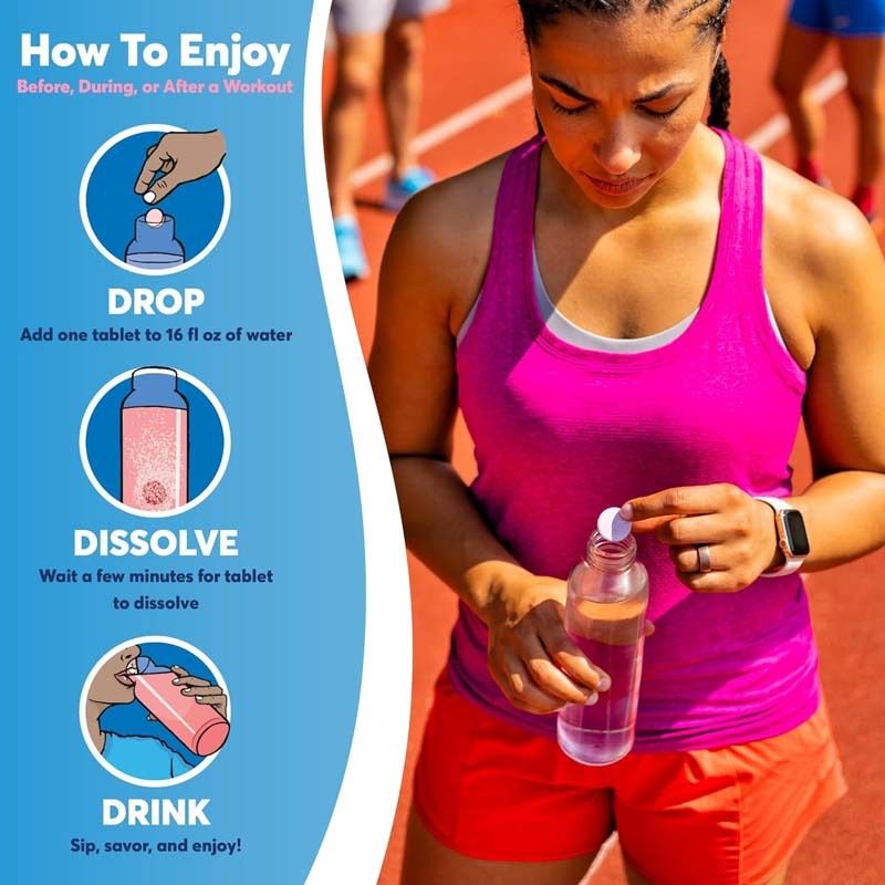 OEM Hydratation Immunität Elektrolyttabletten Vitamin C Hydratation Efferveszent Tabletten Ingwer Kurkuma Hydratation Elektrolyttabletten