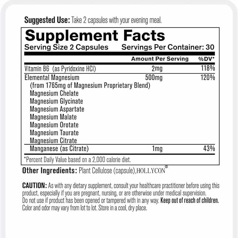 OEM Magnesiumglycinat Ergänzung Schlaf Muskel Herzgesundheit Magnesiumkomplex Mangancitrat Magnesiumglycinat Kapsel
