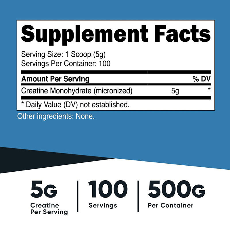 OEM Mikronisiertes Kreatin Monohydrat Kreatinpräparat 5000 mg Bodybuilding Sport Ernährung Kreatin Monohydrat Pulver