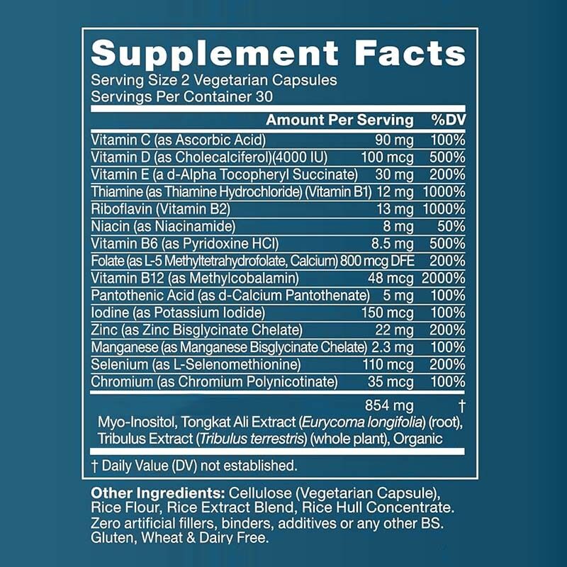 OEM Männliche Fruchtbarkeit Booster Vorgeburt Optimale Spermienzahl Beweglichkeit Ashwagandha Magnesium & Zink Fruchtbarkeitspräparate