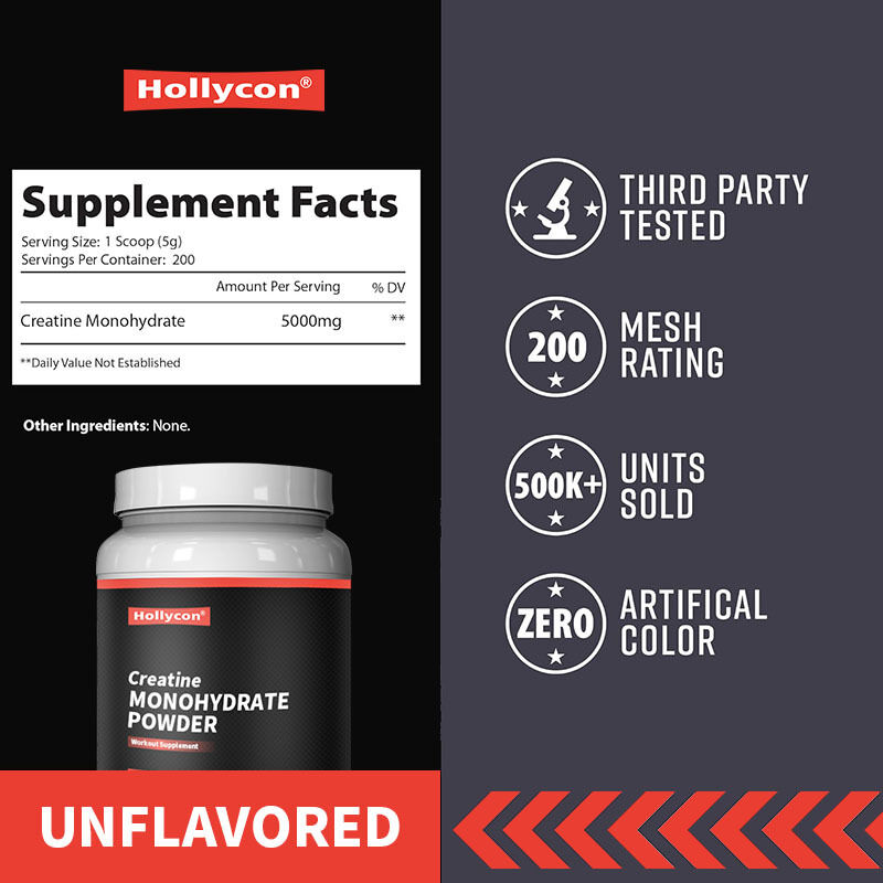 OEM Mikronisiertes Vor- und Nachtrainingspräparat für Männer und Frauen Energieunterstützung Einfach zu mischen Kreatinmonohydratpulver