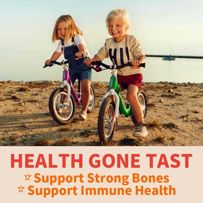 OEM Bio Kinder Vitamin D3 Vitamin D3 Ergänzung Gummi Knochen und Immungesundheit Vitamin D3 Gummies