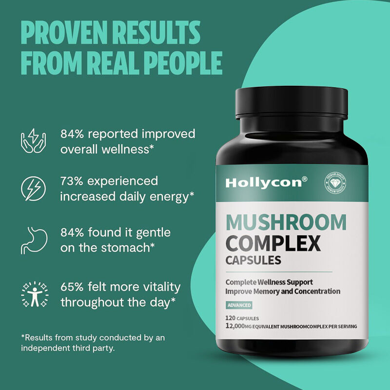 OEM Pilz-Ergänzungsmittel Organische Pilz-Ergänzungsmittel Nootropische Gehirn-Ergänzungsmittel Gedächtnis-Fokus Ayurveda Pilz-Komplex Kapseln