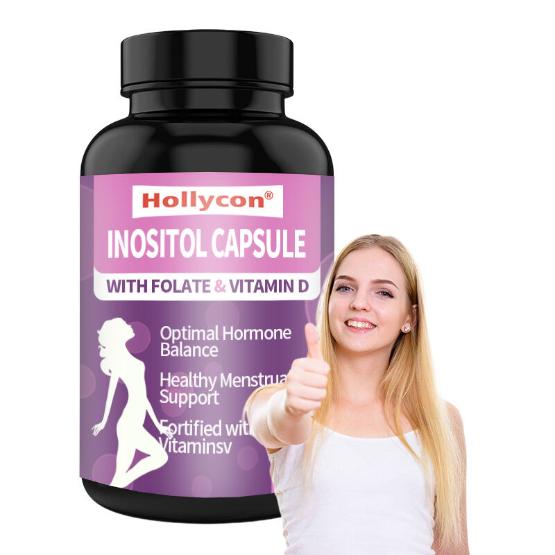 OEM Premium Inositol Ergänzung Inositol Plus Verhältnis Gesunder Hormonhaushalt & Gesunde Eierstockunterstützung für Frauen Inositol Kapsel