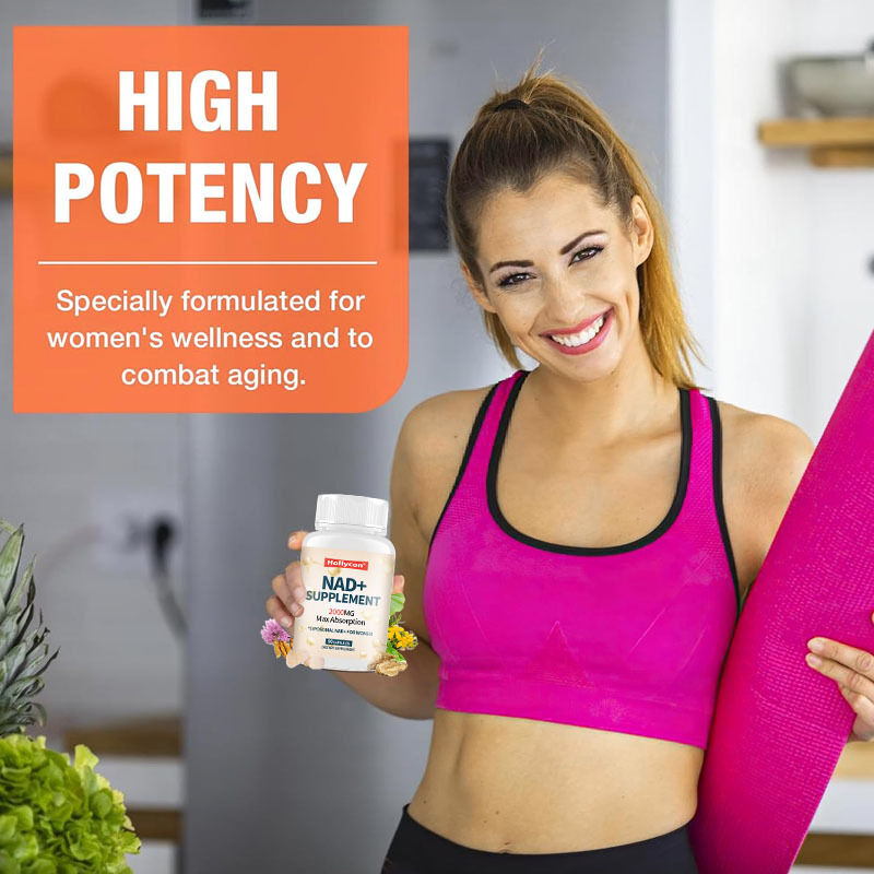 OEM 2000MG Liposomal NAD+ für Frauen Maximale Absorption NAD Plus Menopause Kognitive Klarheit Energie NAD + Ergänzung