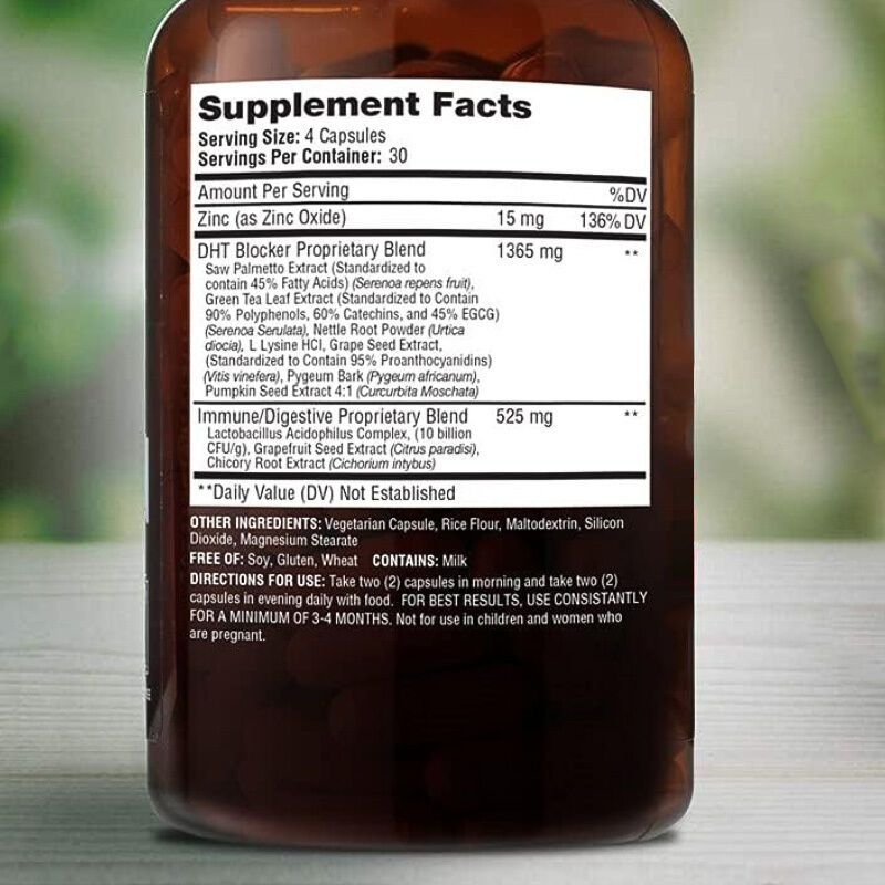 OEM Haarwuchsmittel bei genetisch bedingtem Haarausfall für Männer und Frauen, Kontrolle des Haarausfalls, Immunstärkung, Haarwuchskapseln