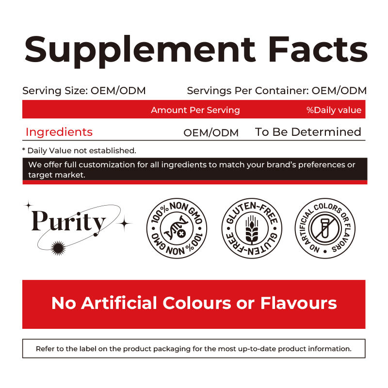 ODM OEM kundenspezifische Meerwassergummi Süßigkeiten Elderberry Süßigkeiten Vitamin C D + Zink Gummi Süßigkeiten Meerwassergummi Burdock Wurzel Vegetarier Gummi