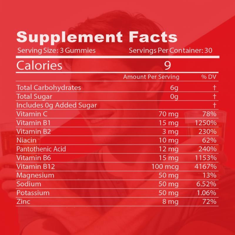 OEM Happy Hour Gummies Ergänzung Vorspiel Party Hydratation Elektrolyte Alkohol DHM Milchdistel Nach dem Trinken Gummy