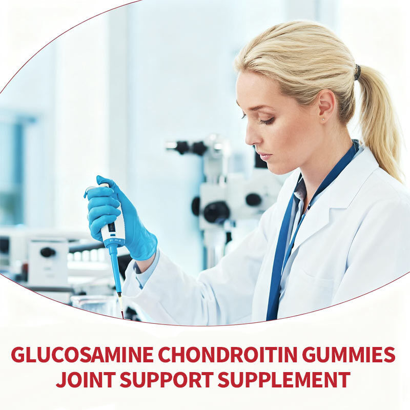 OEM Extra-Strength-Gelenksupport-Ergänzung mit MSM & Elderberry Flexibilität Glucosamin Chondroitin Gummies