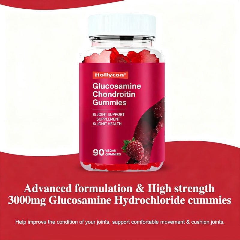 OEM Extra-Strength-Gelenksupport-Ergänzung mit MSM & Elderberry Flexibilität Glucosamin Chondroitin Gummies