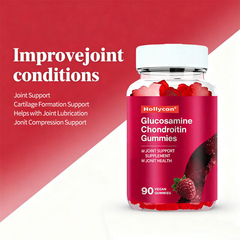 OEM Extra-Strength-Gelenksupport-Ergänzung mit MSM & Elderberry Flexibilität Glucosamin Chondroitin Gummies