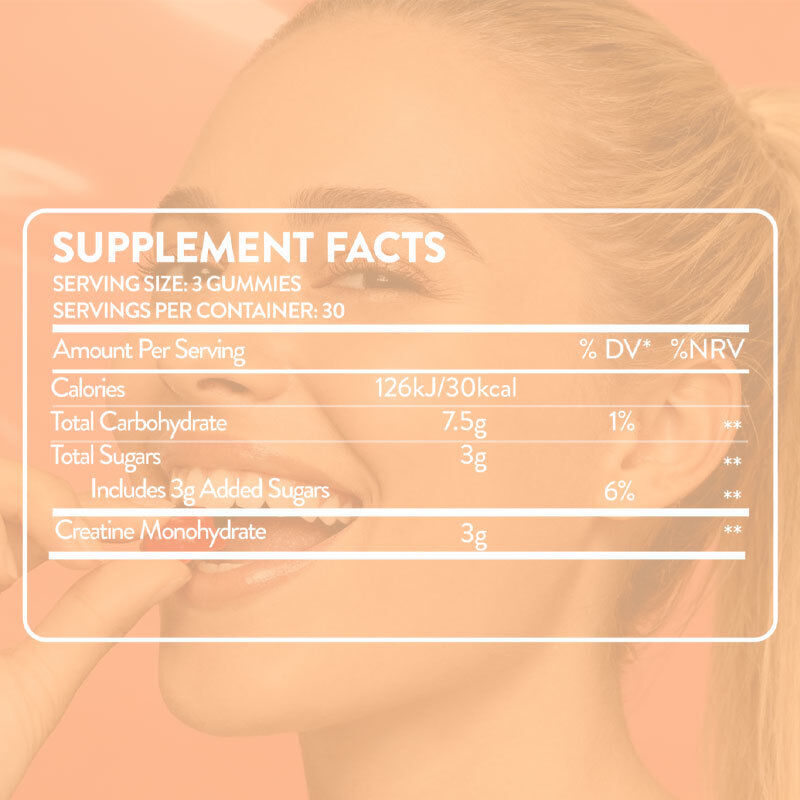 OEM Creatine Chews Muscle Growth Muscle Recovery Workout Recovery Anaerobic Endurance No Bloating Creatine Monohydrate Gummies