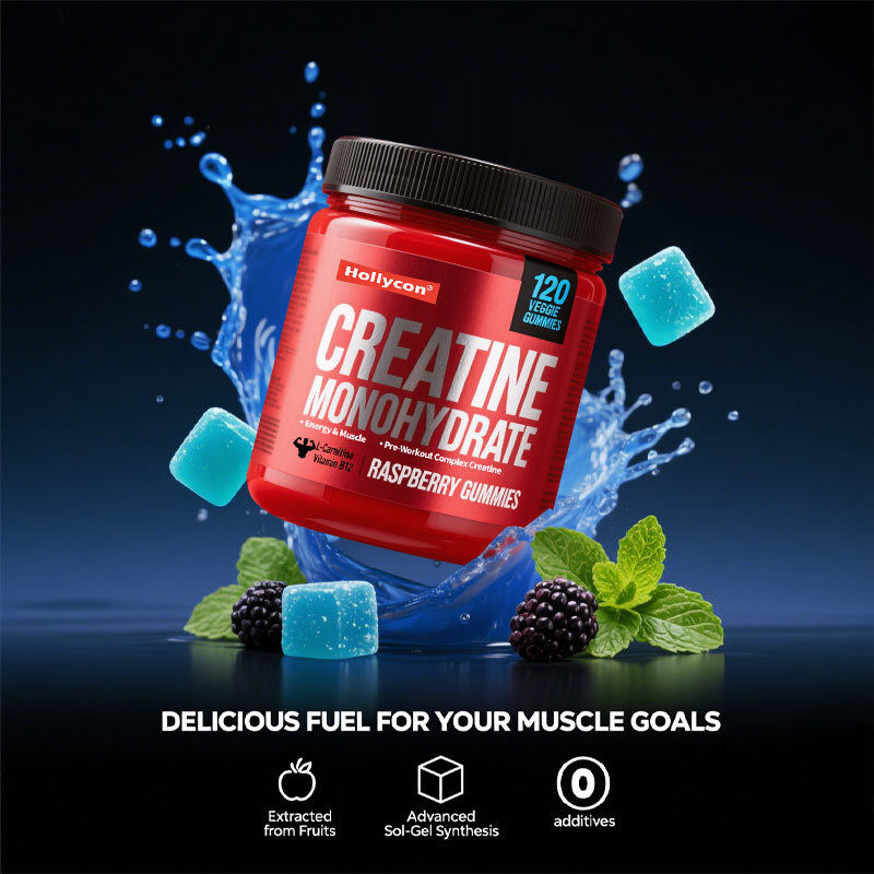 OEM More 15% Strength Energy & Muscle Support Pre-Workout Complex Creatine Creatine L-Taurine B12 Creatine Monohydrate Gummies