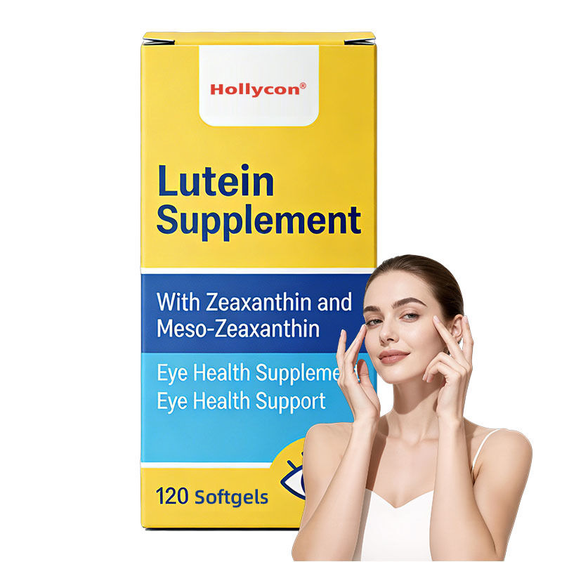 Lutein-Softgels mit Ringelblumenextrakt und Zeaxanthin und Meso-Zeaxanthin für die Augengesundheit