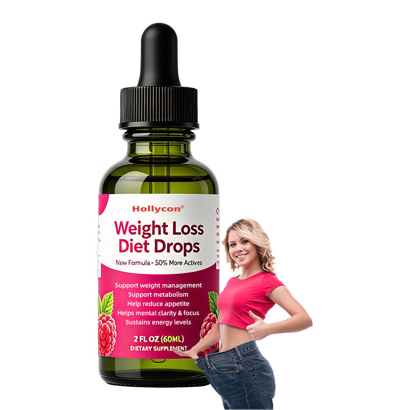 Fabriklieferung tägliche Gewichtskontrolle Wellness Oraldropfen ♪ Himbeerschmack Nahrungsergänzungsmittel Diät schlanke Tropfen