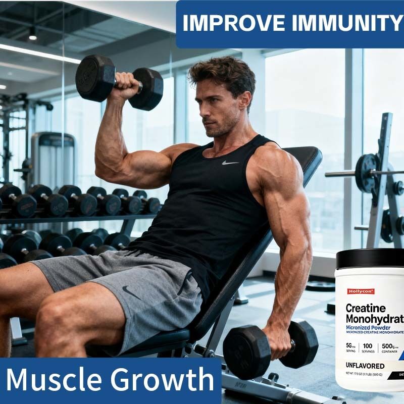 High Purity Mikronisiertes Kreatin Monohydrat Pulver für Fitness tägliche Nährstoffzufuhr mit leicht löslicher Textur