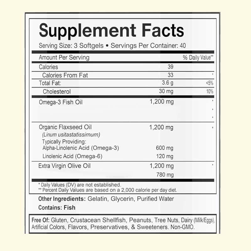 GMP Halal-zertifiziertes Omega 3 6 9 Fischöl-Softgels mit gemischter essentieller Fettsäureformel und OEM-Anpassung