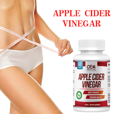 Kundenspezifische Logo Apple Vinegar Cider Gummies-Tablets für das fette Brennen